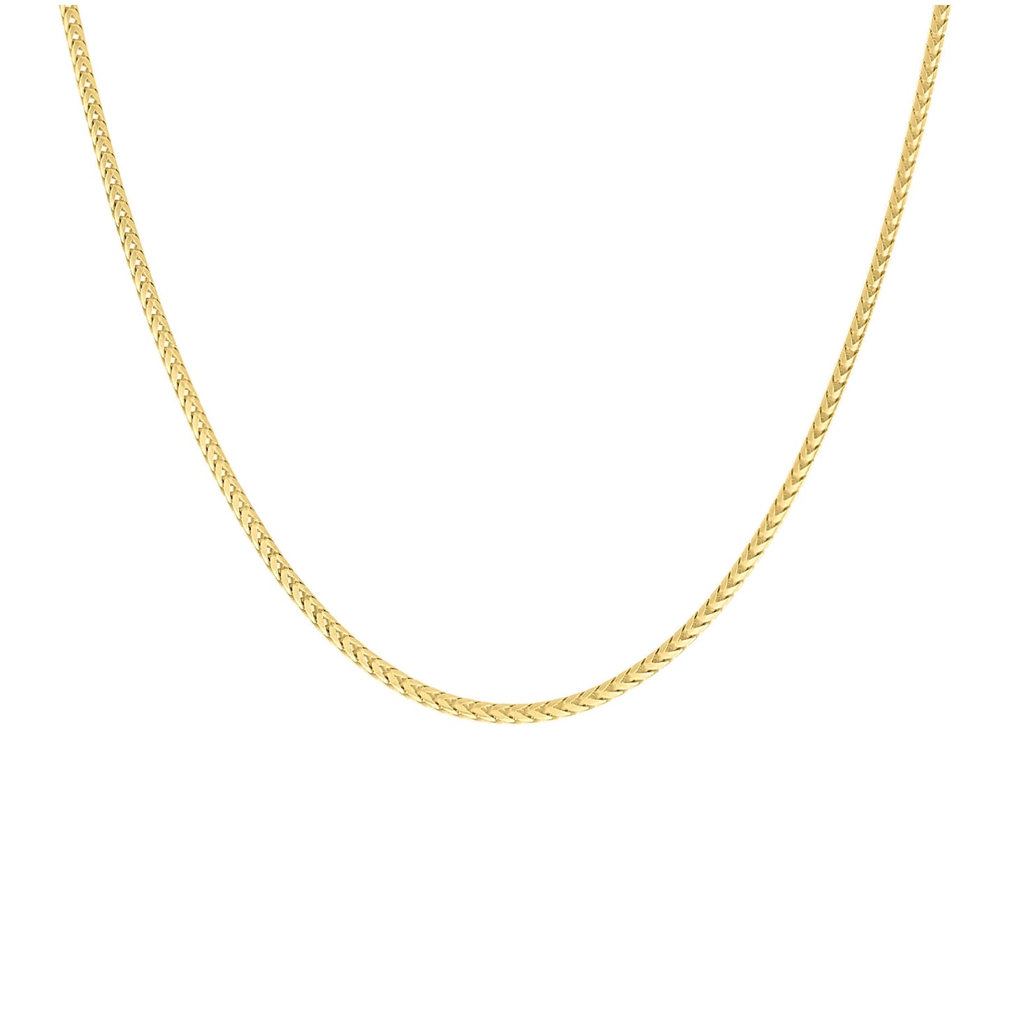 Sterling Silver Yellow-Tone Or Rose Tone Or Two Tone Solid Franco Chain