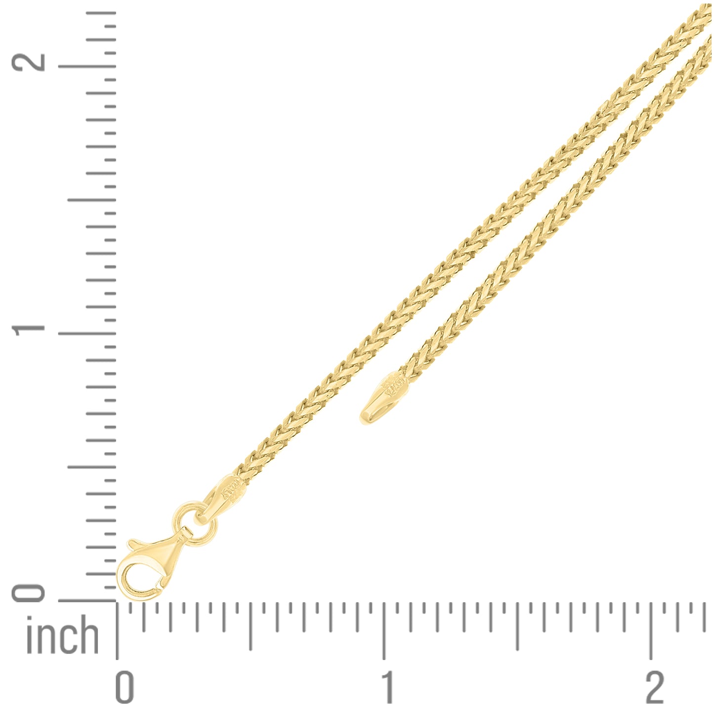 Sterling Silver Yellow-Tone Or Rose Tone Or Two Tone Solid Franco Chain