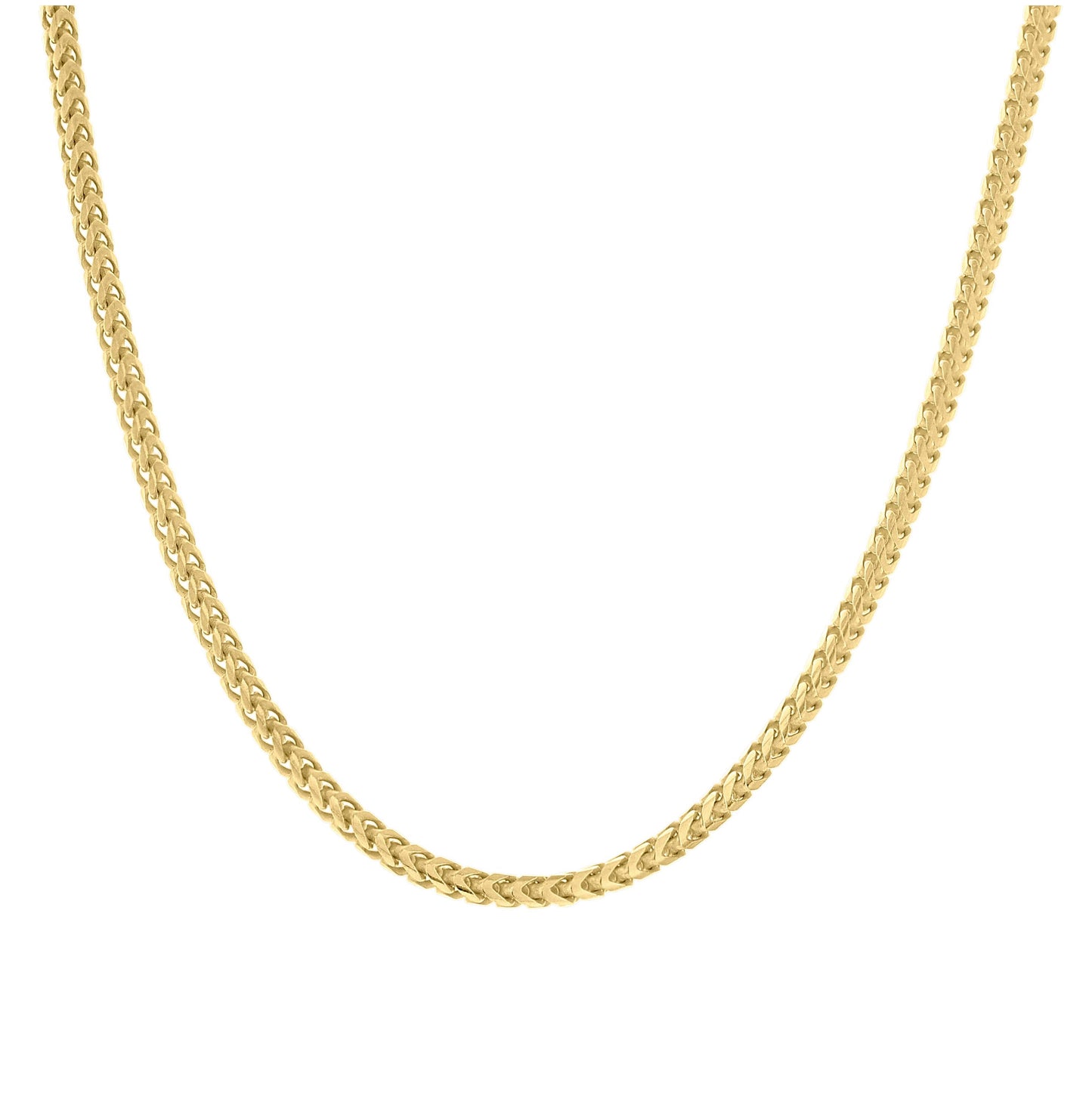 Sterling Silver Yellow-Tone Or Rose Tone Or Two Tone Solid Franco Chain