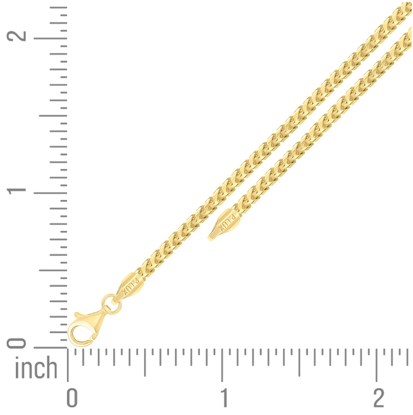 Sterling Silver Yellow-Tone Or Rose Tone Or Two Tone Solid Franco Chain