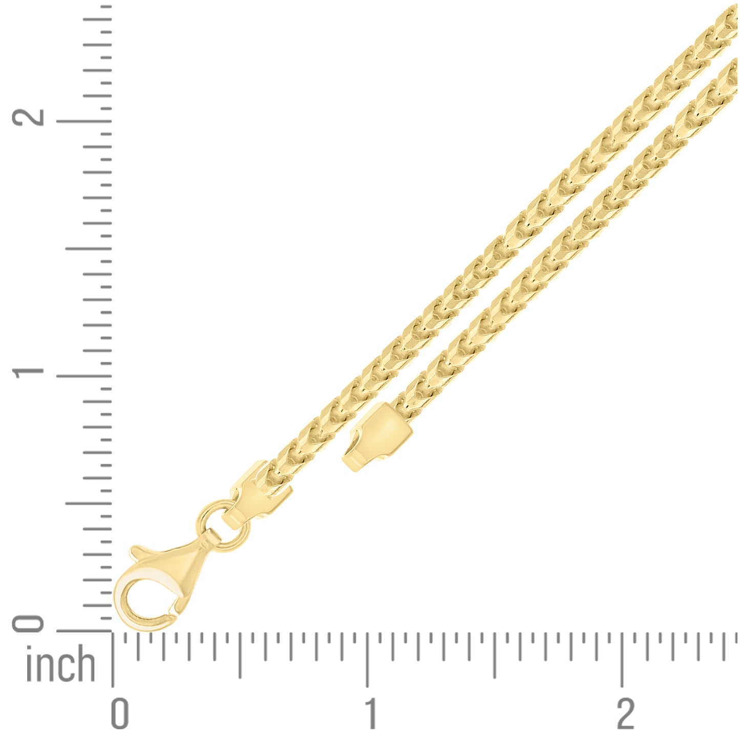 Sterling Silver Yellow-Tone Or Rose Tone Or Two Tone Solid Franco Chain