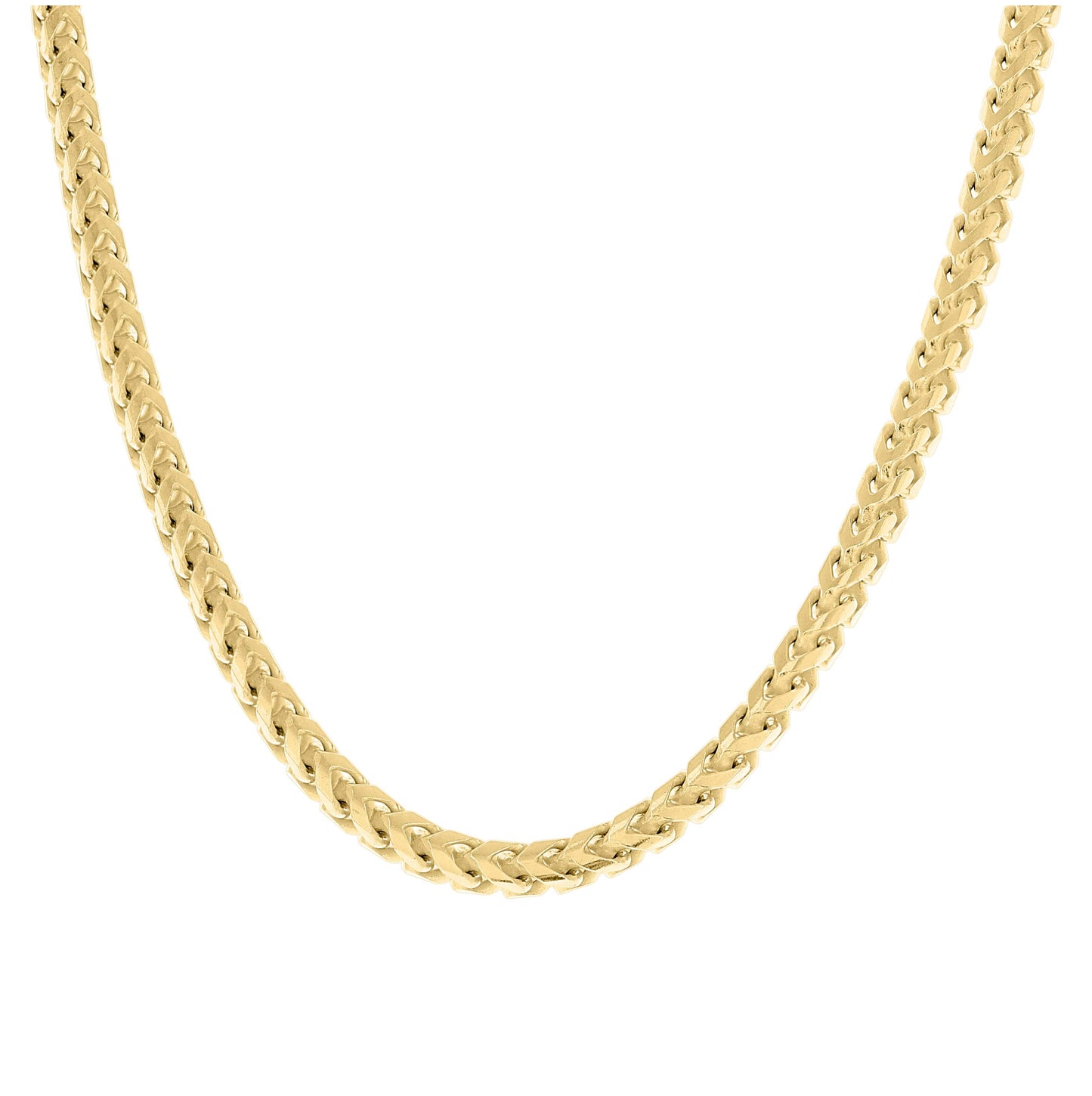 Sterling Silver Yellow-Tone Or Rose Tone Or Two Tone Solid Franco Chain