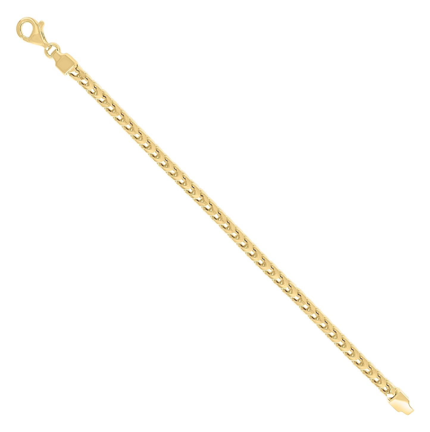 Sterling Silver Yellow-Tone Or Rose Tone Or Two Tone Solid Franco Chain