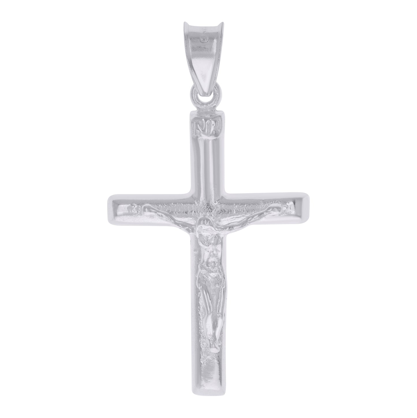 Sterling Silver Unisex Crucifix Cross Religious Charm Pendant