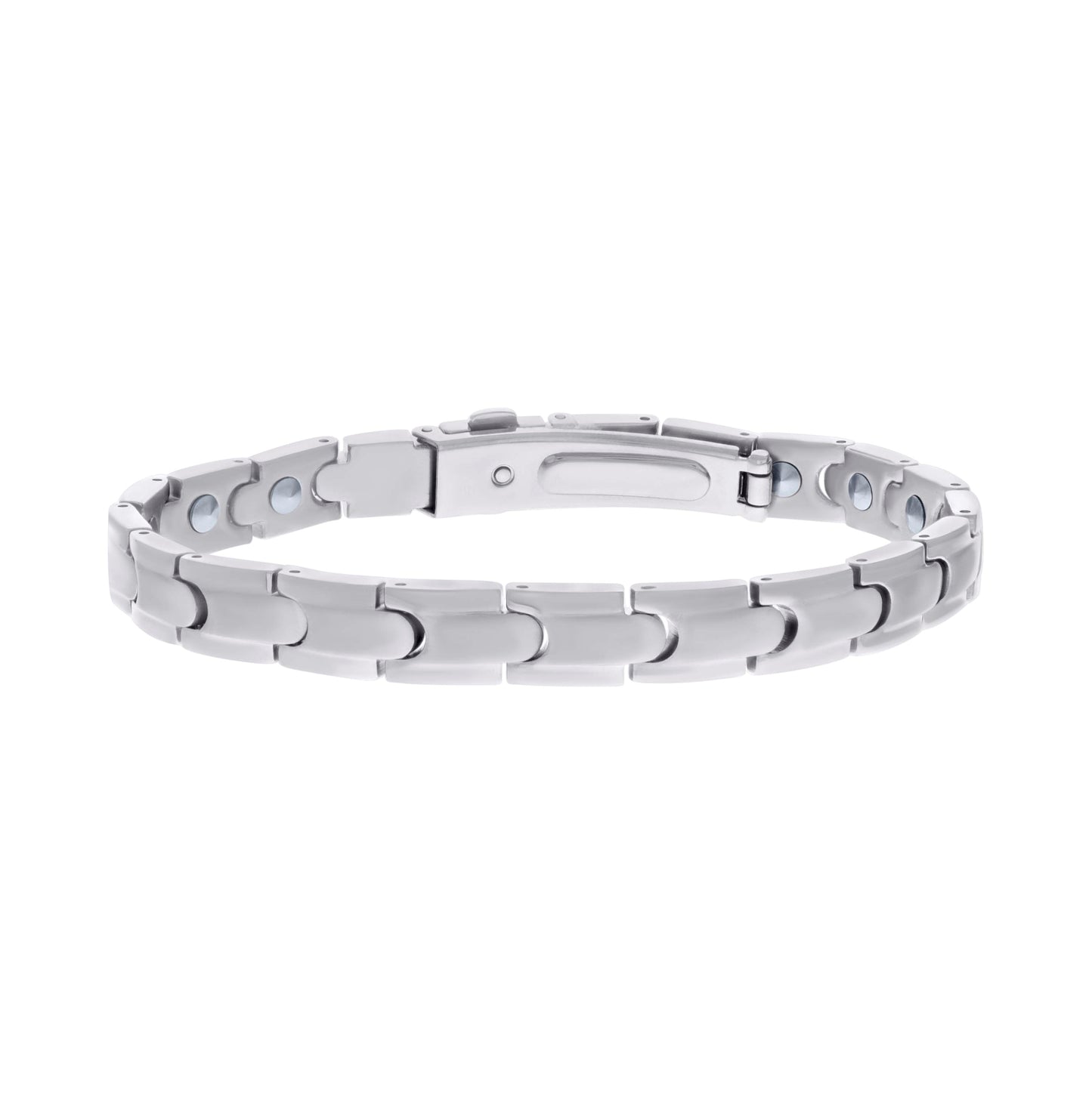 Stainless Steel Mens Fashion Bracelet Size 8.5 Inches