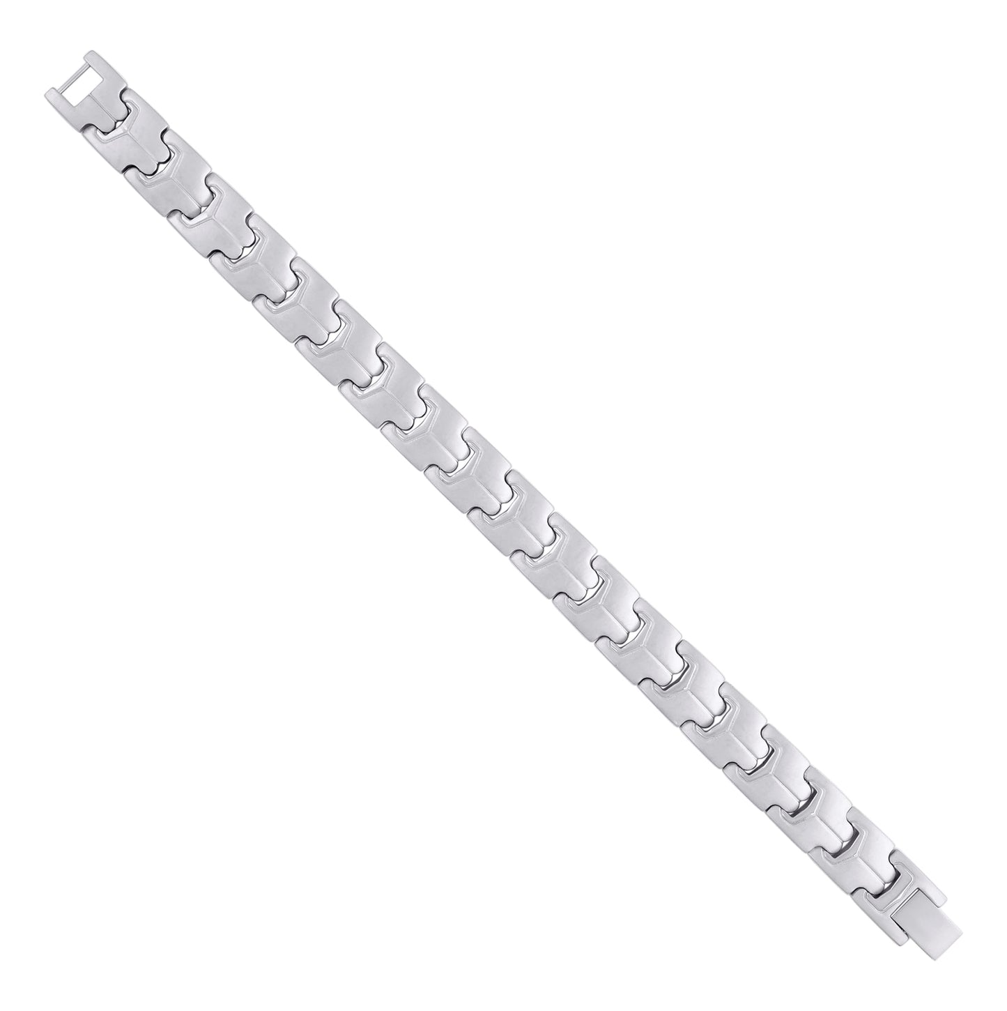 Stainless Steel Mens Fashion Bracelet Size 8.5 Inches