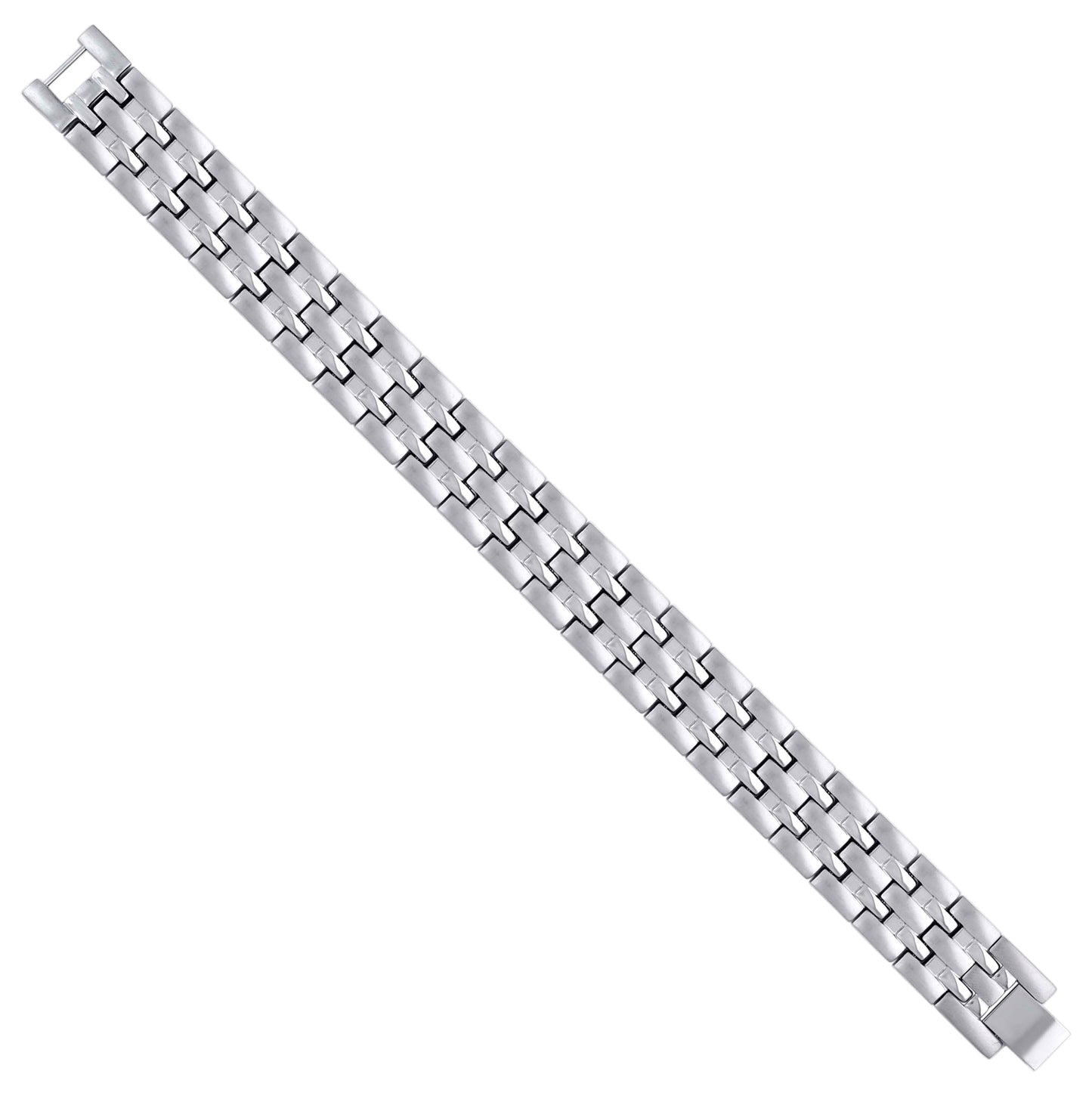 Stainless Steel Mens Fashion Bracelet Size 8.5 Inches