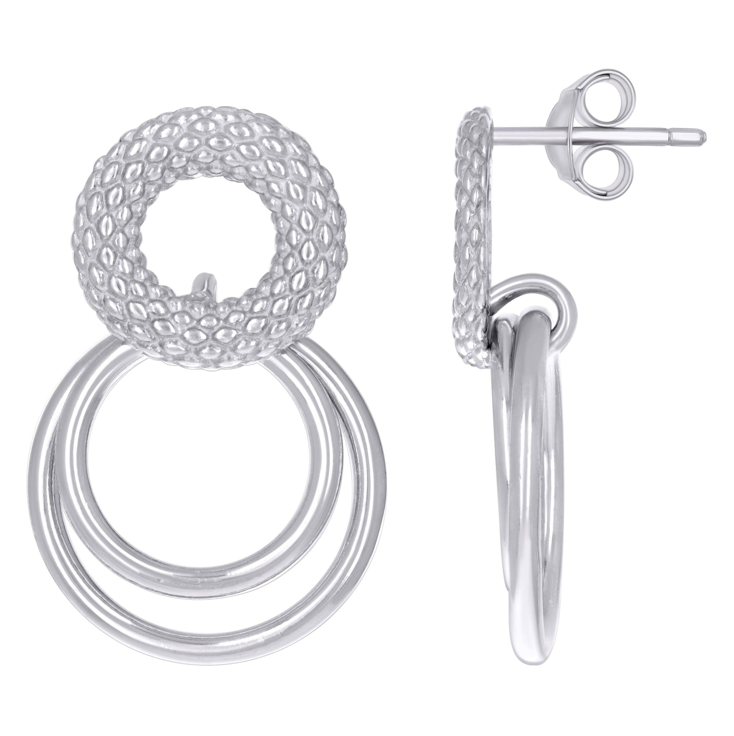 Sterling Silver Womens Fashion Danglers Earrings