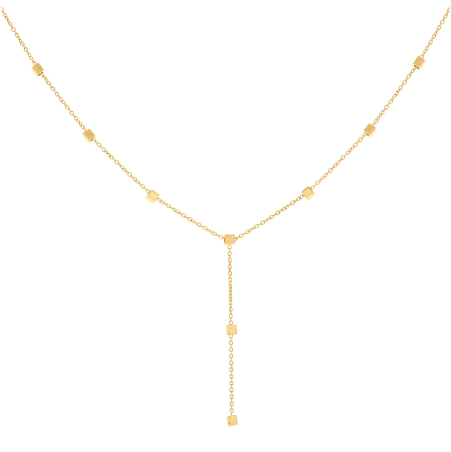 Sterling Silver Yellow-tone Womens Fashion Necklace