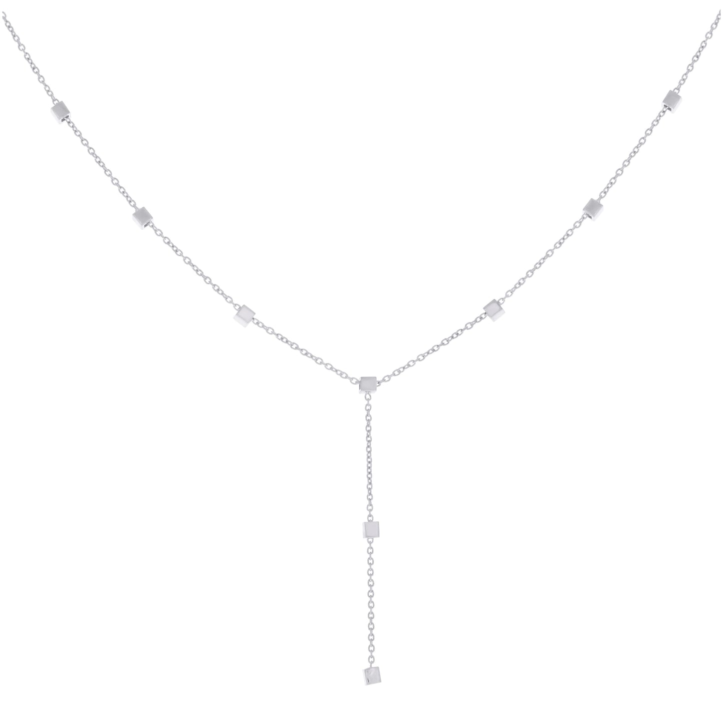 Sterling Silver Womens Fashion Necklace Size 17 Inches