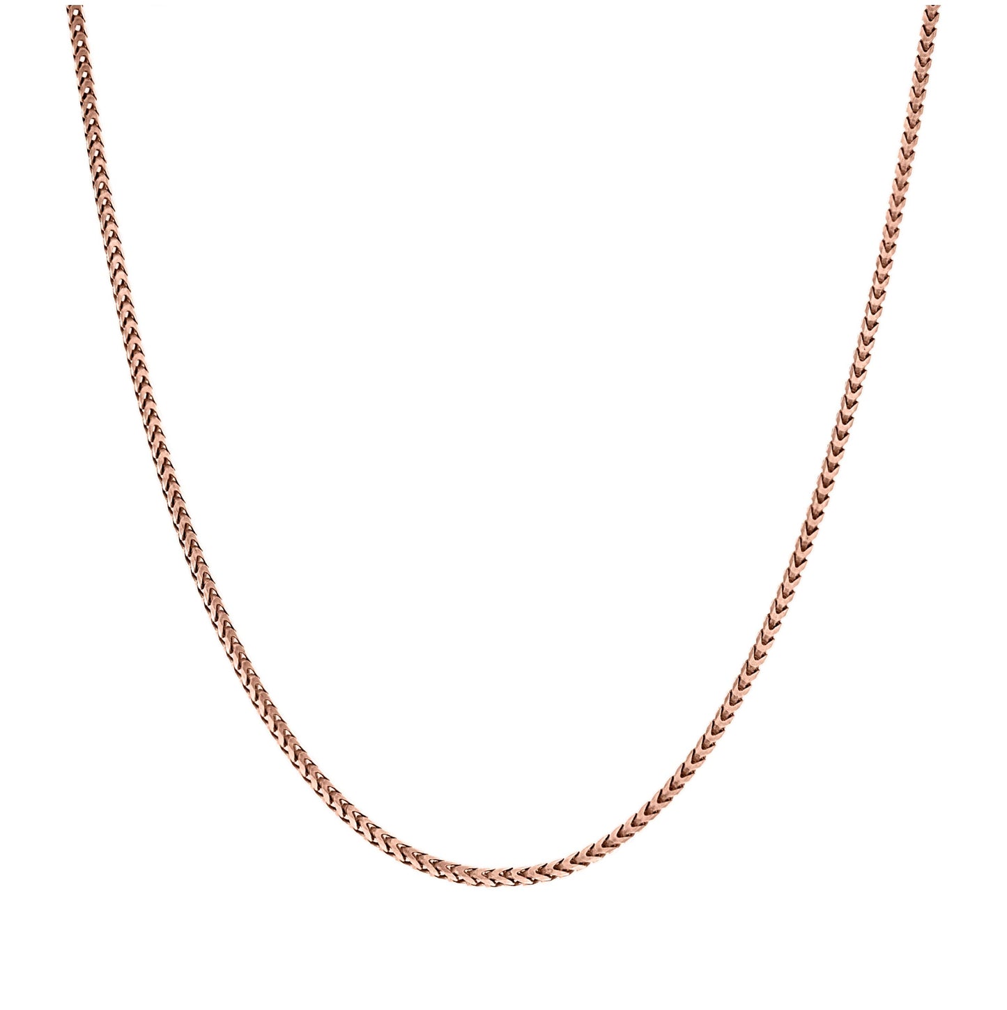 Sterling Silver Yellow-Tone Or Rose Tone Or Two Tone Solid Franco Chain