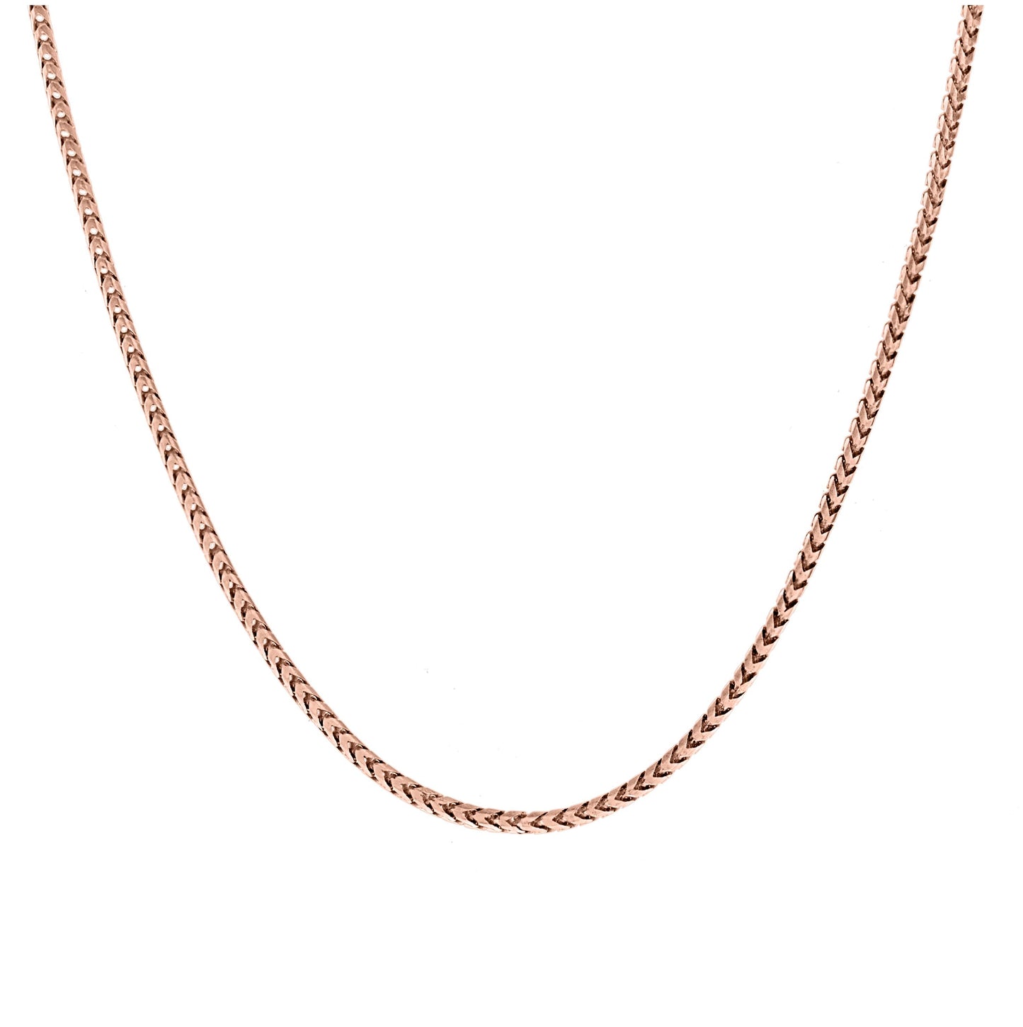 Sterling Silver Yellow-Tone Or Rose Tone Or Two Tone Solid Franco Chain