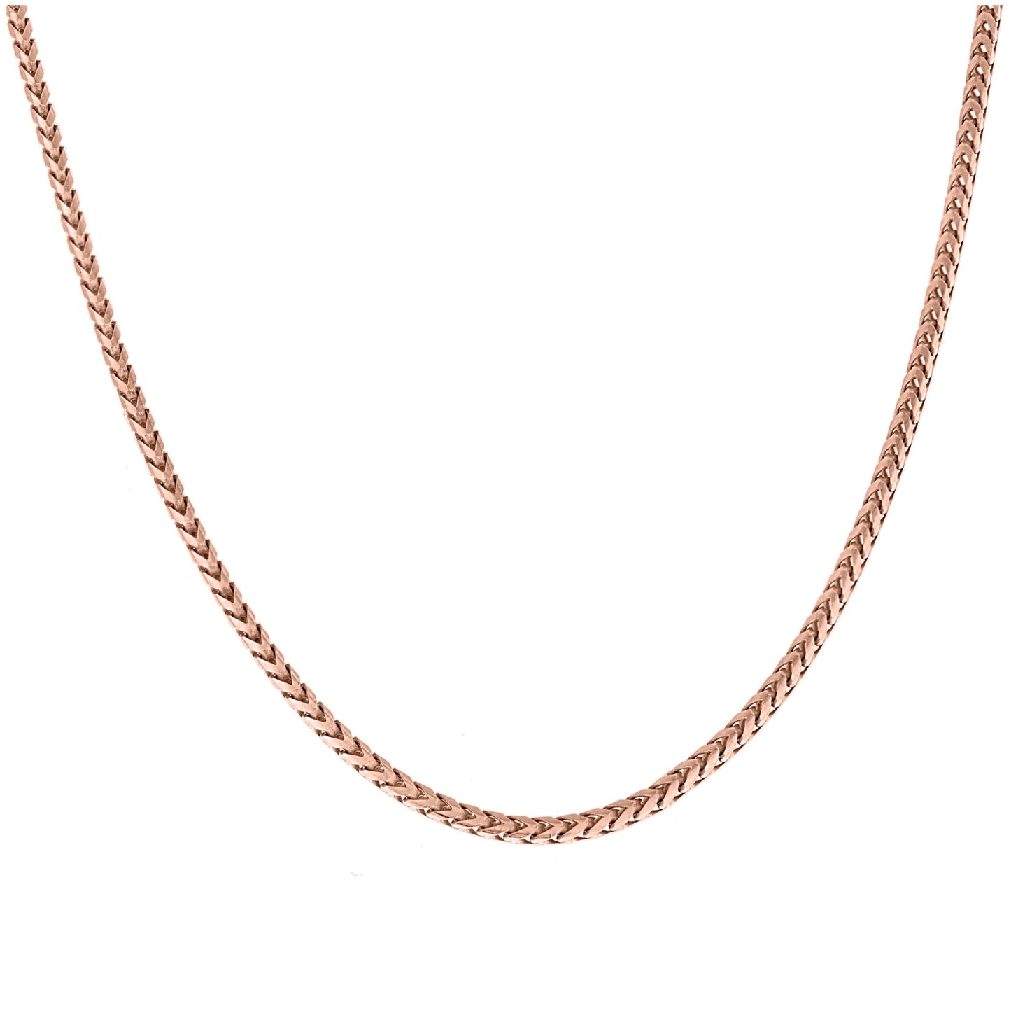 Sterling Silver Yellow-Tone Or Rose Tone Or Two Tone Solid Franco Chain