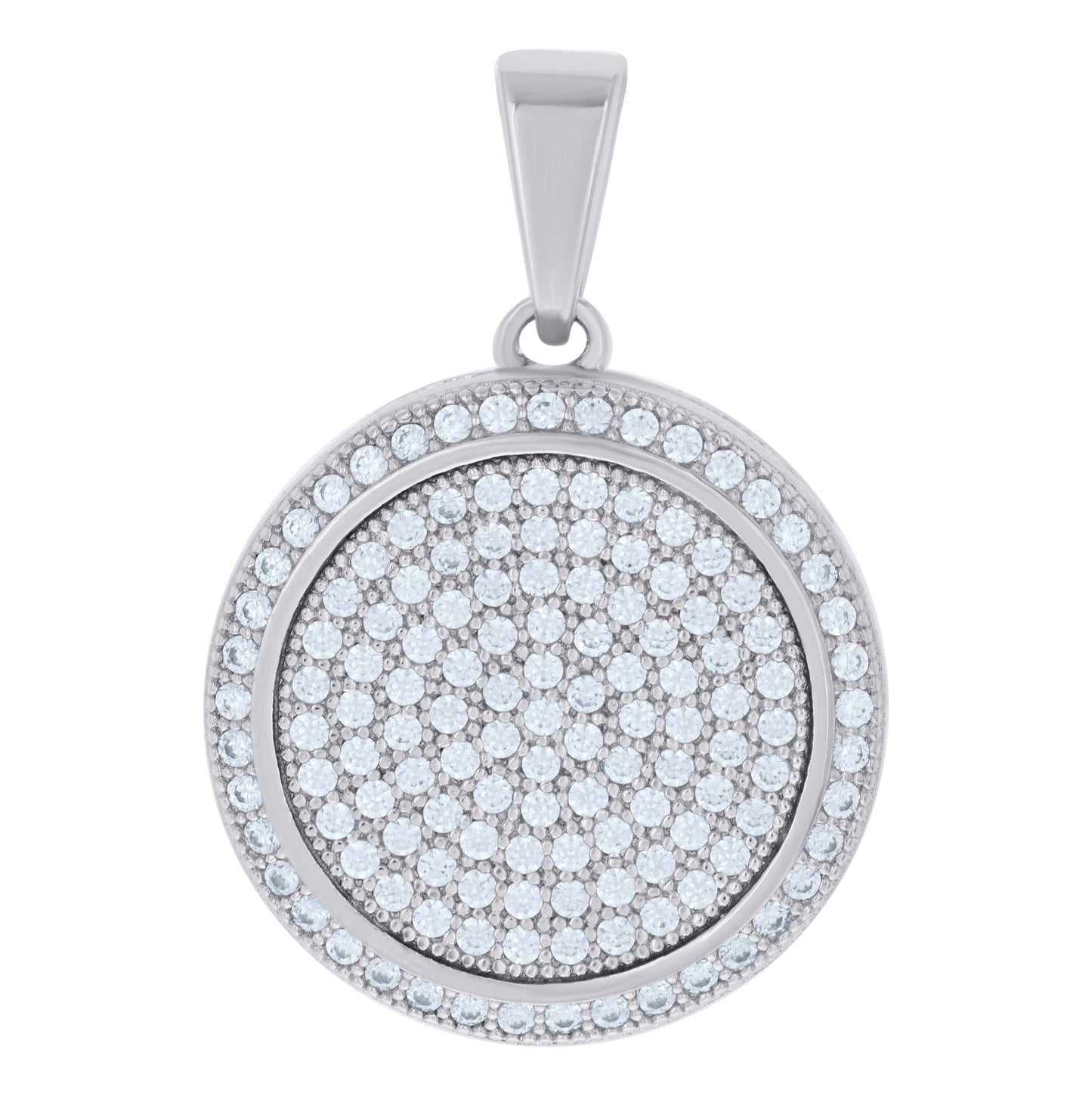 Sterling Silver Women Cubic-Zirconia Fashion Charm Pendant