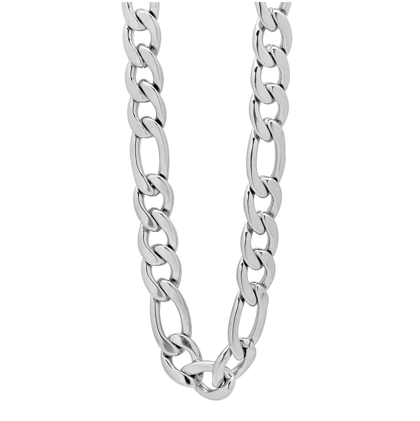 Stainless Steel Or Yellow-Tone Unisex 16-40 Inches Figaro Fashion Link Chain Necklace
