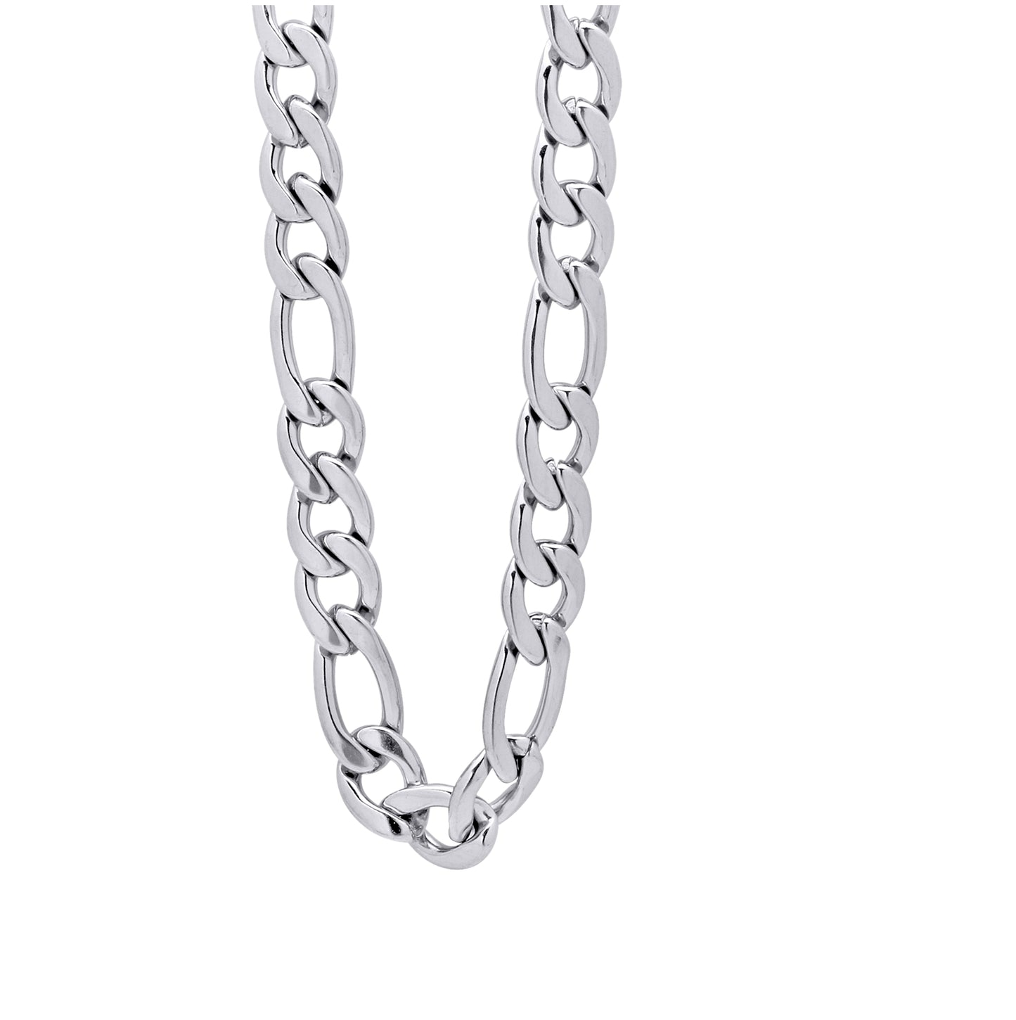 Stainless Steel Or Yellow-Tone Unisex 16-40 Inches Figaro Fashion Link Chain Necklace