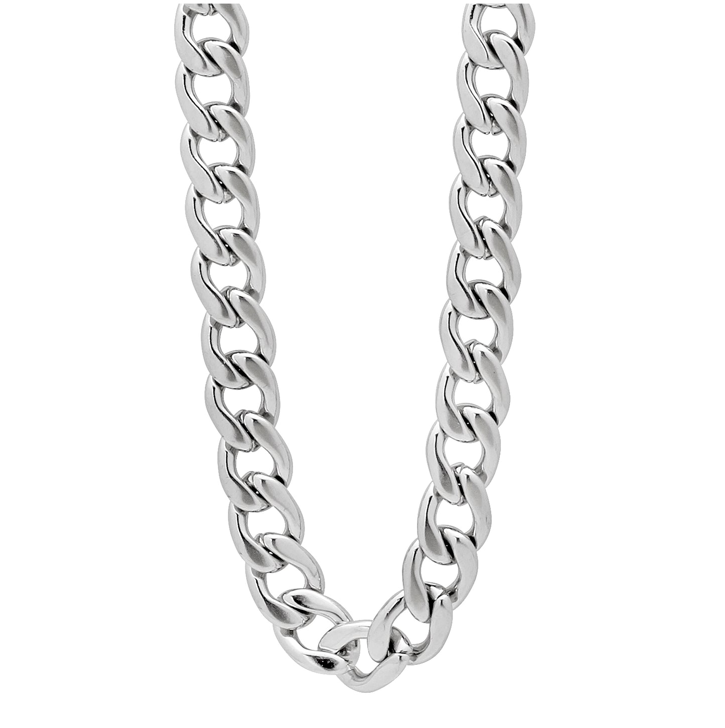 Stainless Steel Or Yellow-Tone Unisex 5mm 16-40 Inches Cuban Fashion Link Chain Necklace