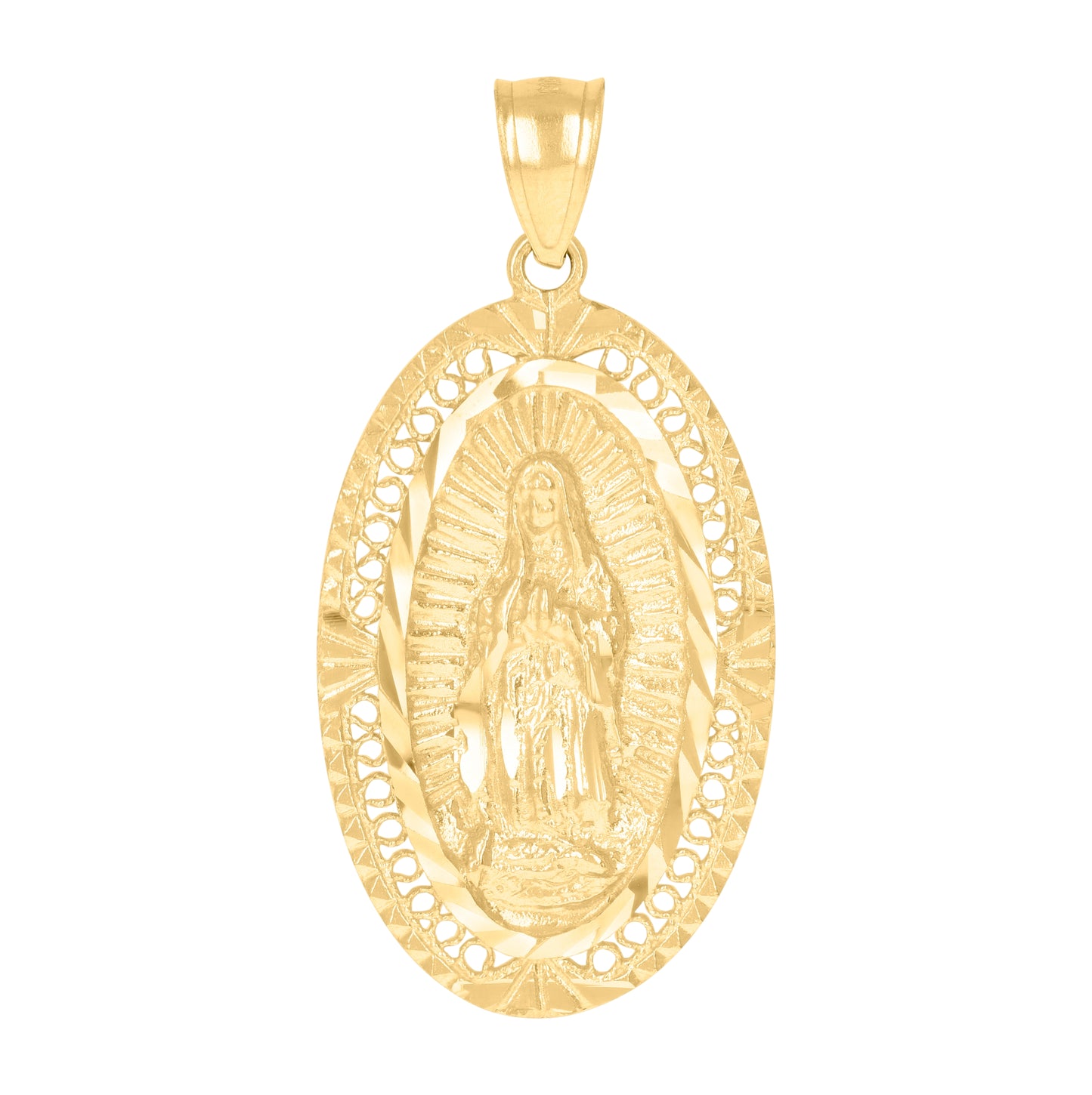 10K Yellow Gold Womens Penguin Charm Pendant