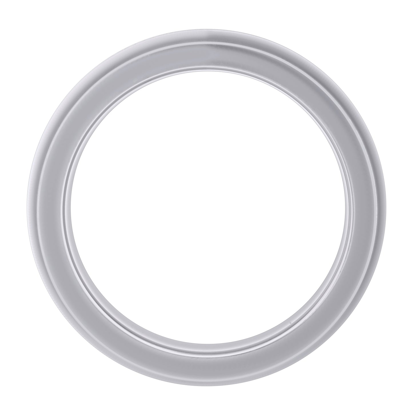 Stainless Steel Mens Center Grooved Sides Brushed Sizes 7 - 14 Comfort-Fit Fashion Bridal Anniversary Wedding Engagement Band Ring