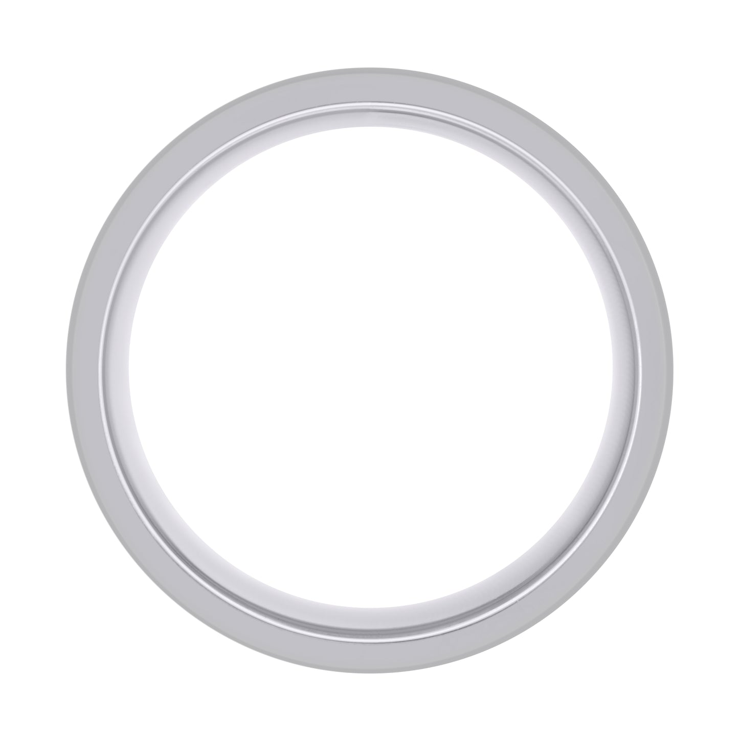Stainless Steel Men's Double Grooved Brushed Sizes 7 - 14 Comfort-Fit Fashion Bridal Anniversary Wedding Engagement Band Ring