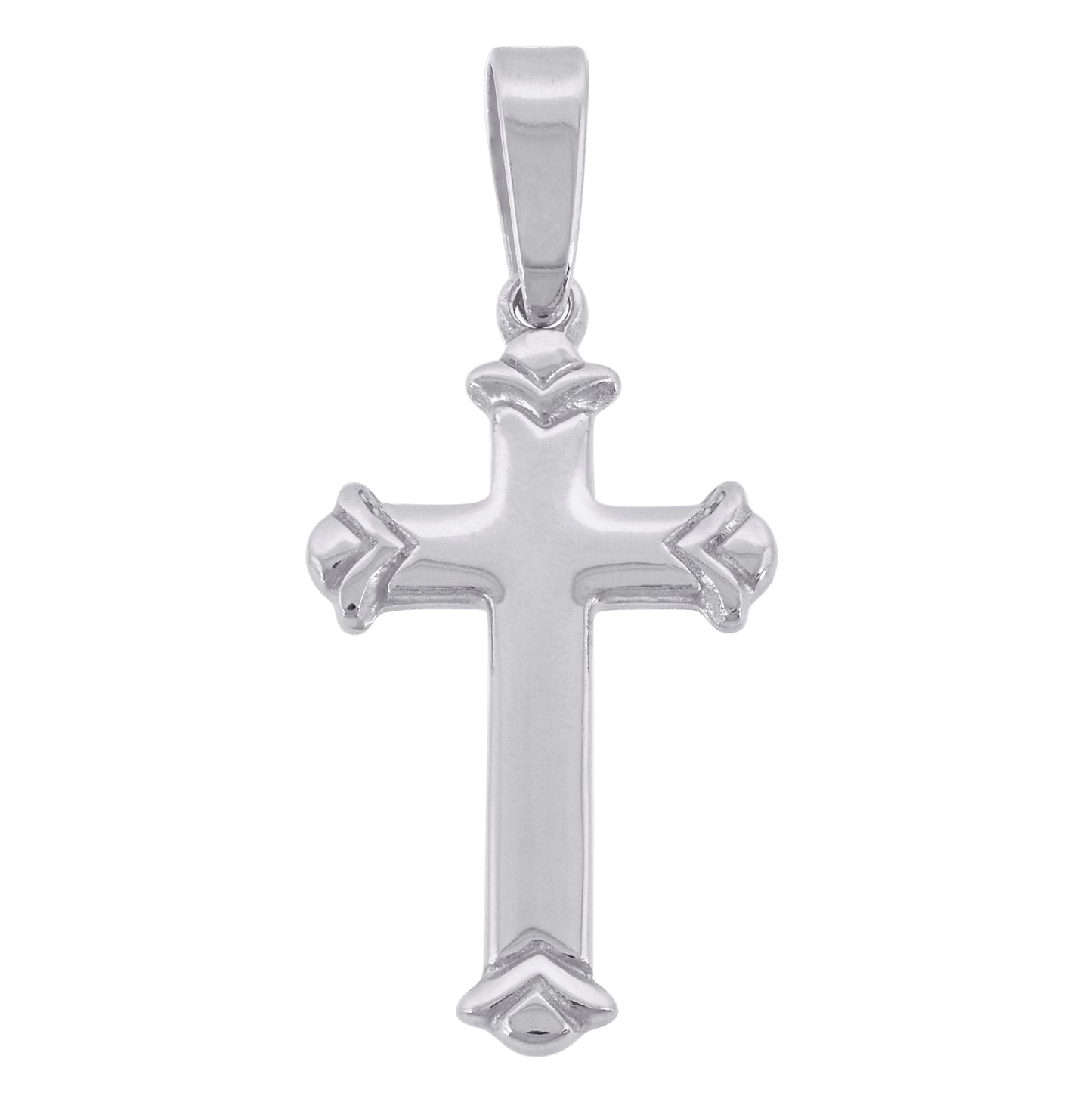 Sterling Silver Unisex Cross Religious Charm Pendant