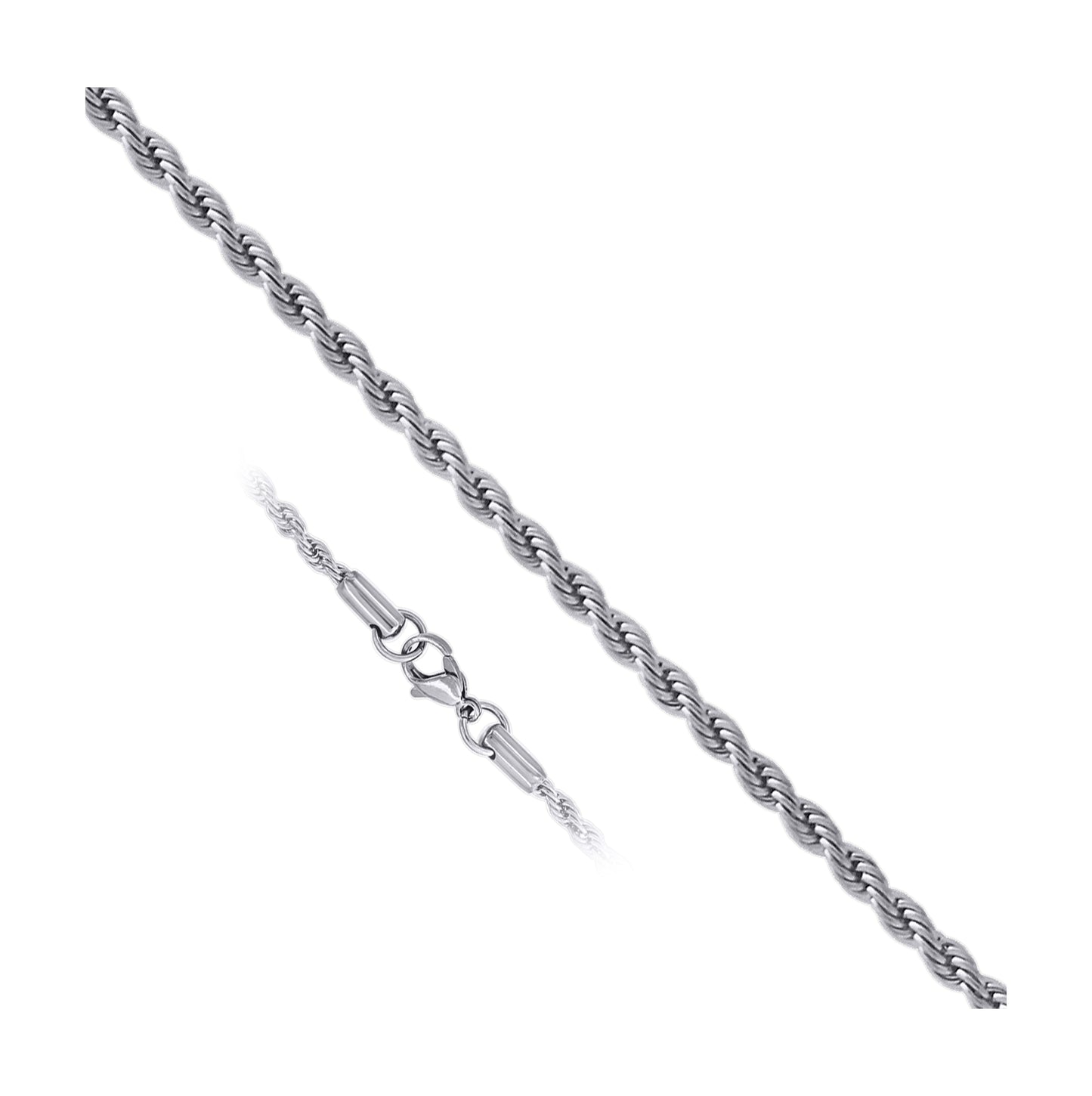 Stainless Steel Unisex 9 Inches Rope Fashion Bracelet