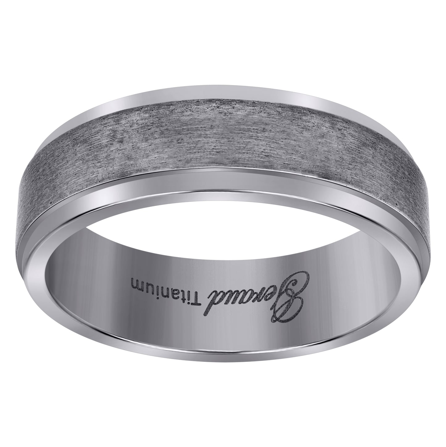 Titanium Mens Brushed Comfort Fit Bridal Anniversary Engagement Wedding Band 6mm Sizes 7 - 13