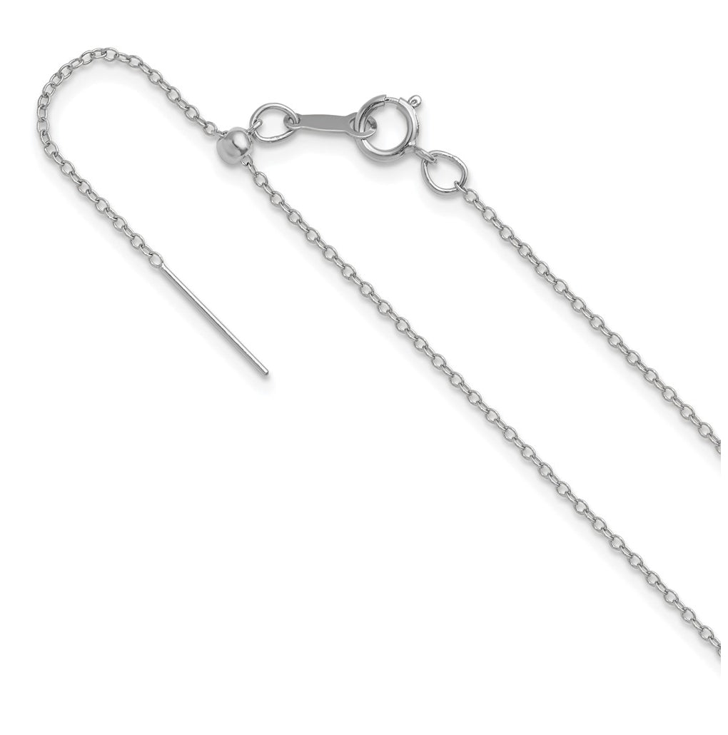 1/20 14K Gold Filled Or Sterling Silver Adjustable Add-A-Bead Cable Chain Necklace