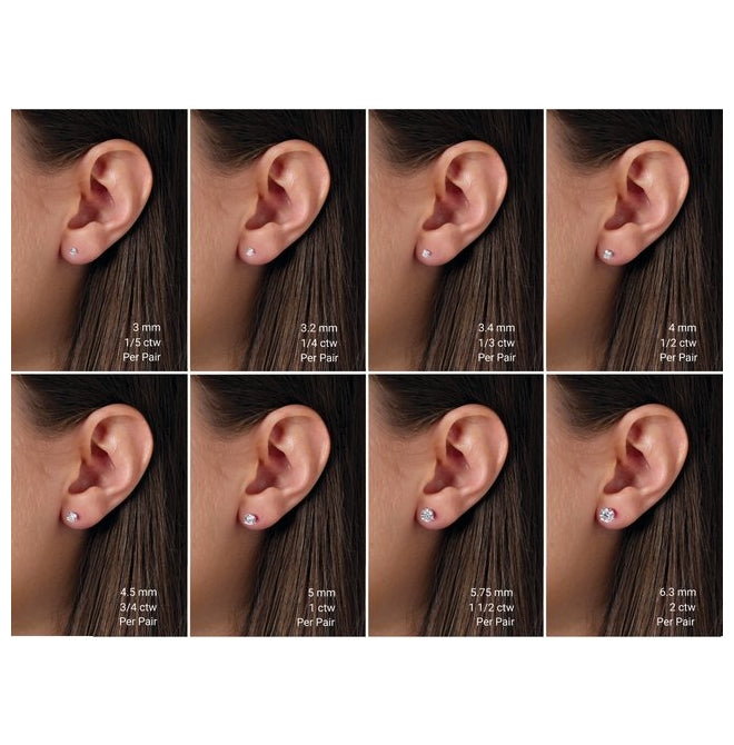 14K Rose Gold 2 CTW Natural Diamond Stud Earrings