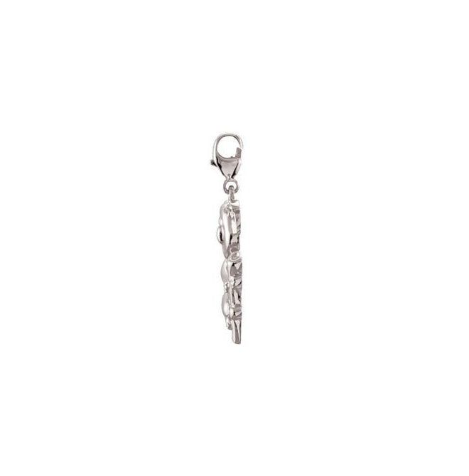 Sterling Silver 18.7 X 11.7 Mm Polished Koala Bear Charm/Pendant