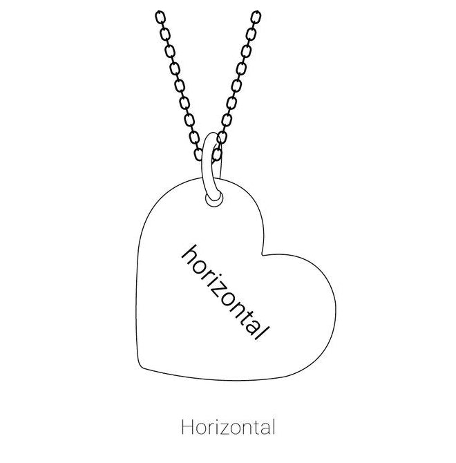 14K White Gold 24 X 21 Mm Polished Be Posh Engravable Heart Pendant