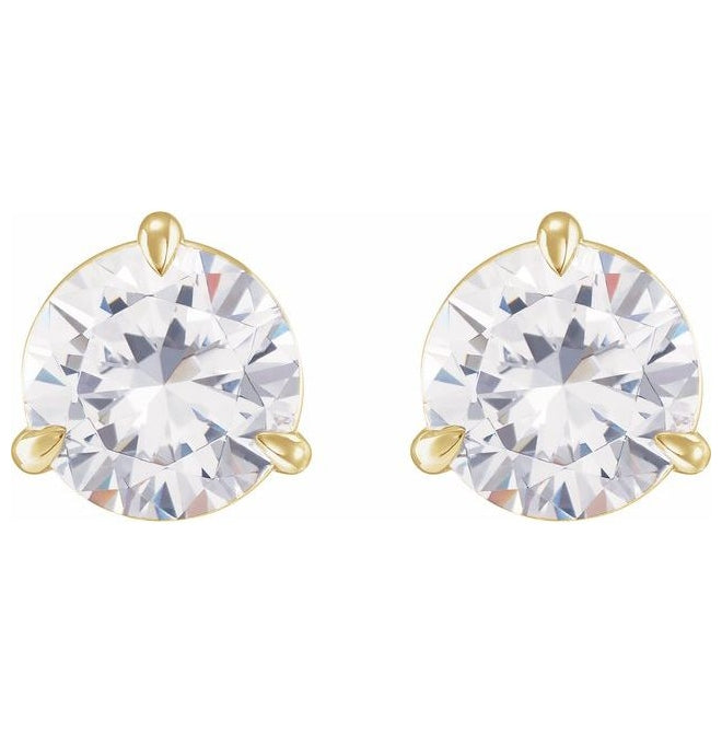 14K Yellow Gold 1/5 CTW Natural Diamond Earrings