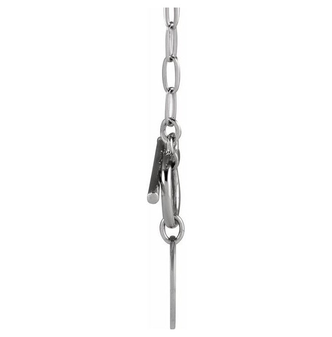 14K Yellow Gold Or Sterling Silver Round14K Yellow Gold Or Sterling Silver Round Toggle Style Necklace