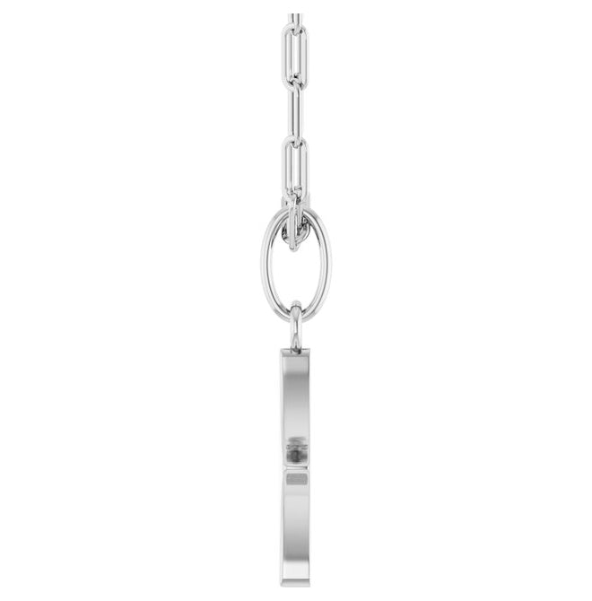 14K Yellow Gold Or Sterling Silver 16 X 7.3 Mm 18 In Polished Engravable Star Necklace
