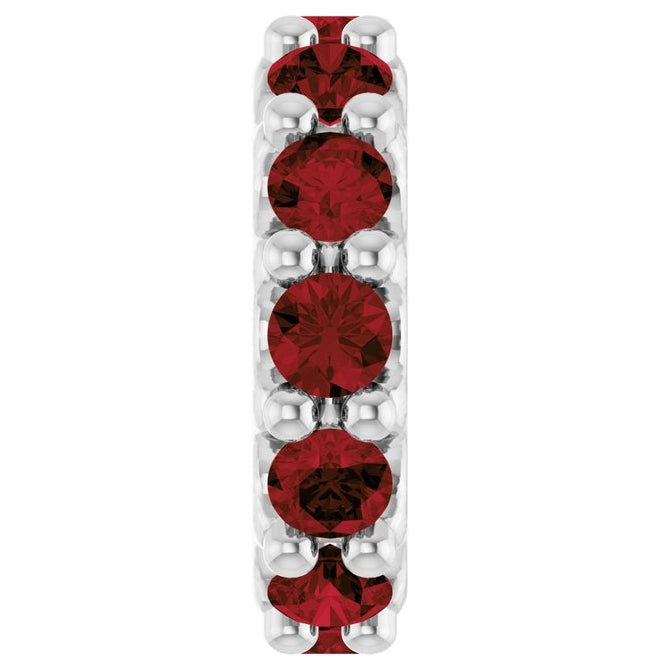 14K Yellow Or White Gold Or Sterling Silver Round 2 Mm Polished Natural Birthstone Spacer Charm/Pendant
