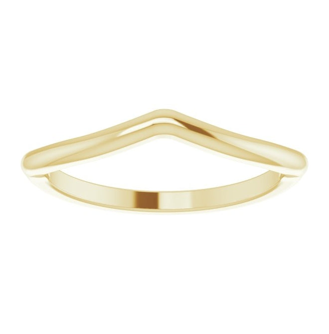 14K Yellow Gold Polished Matching Band Size 7