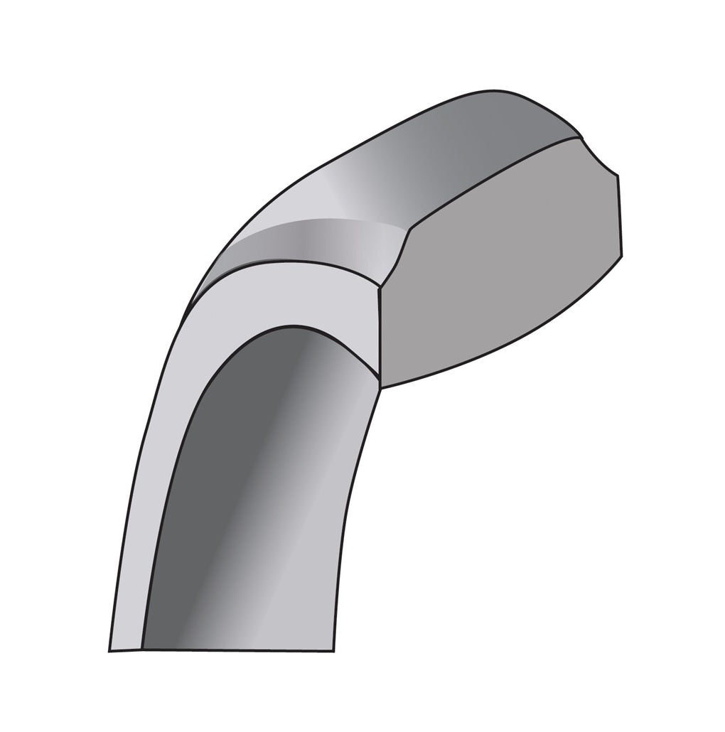 10K Yellow Or White Gold Beveled Edge Comfort Fit Wedding Band
