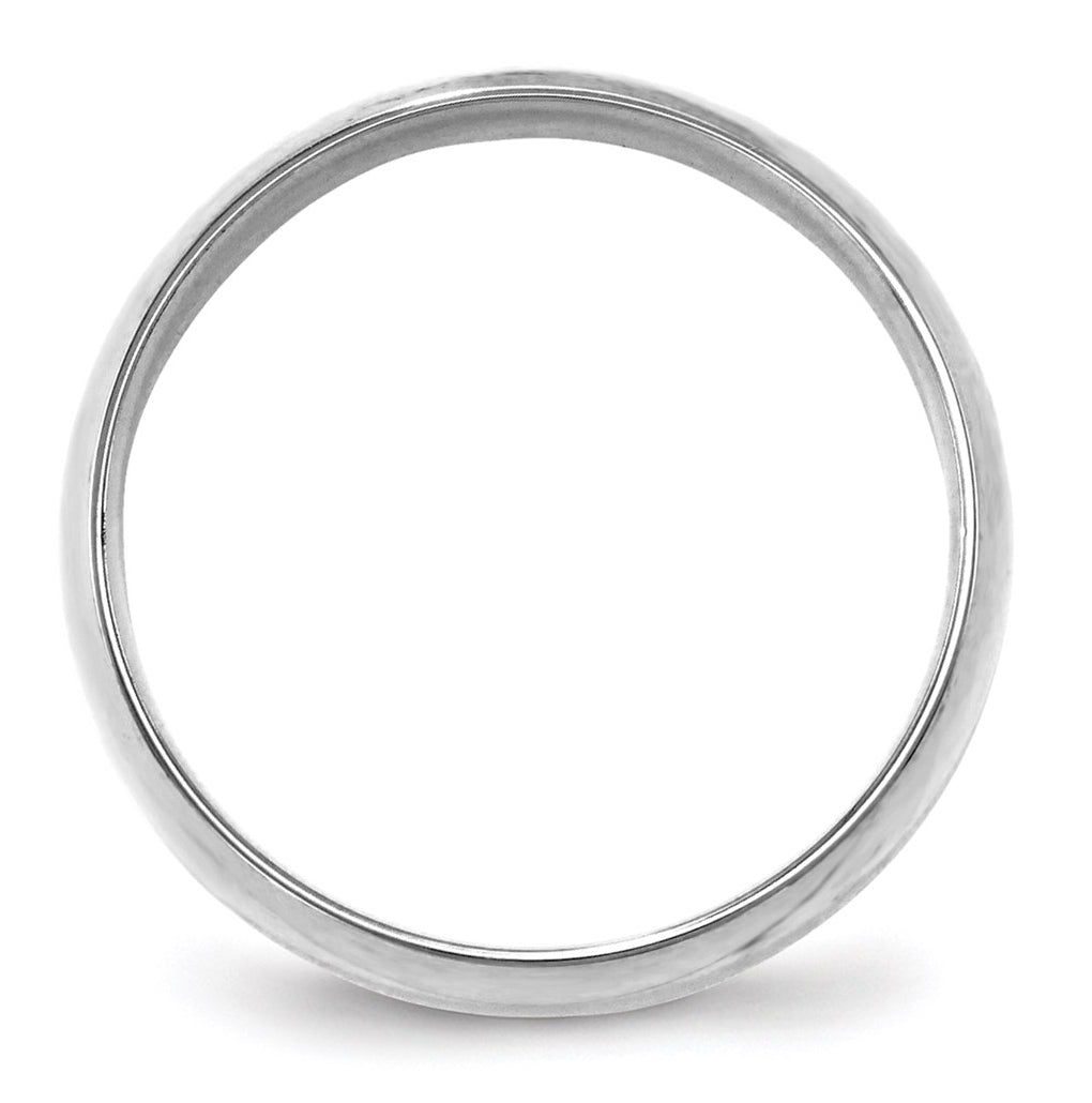 10k Yellow Or White Gold Lightweight Comfort Fit Wedding Band