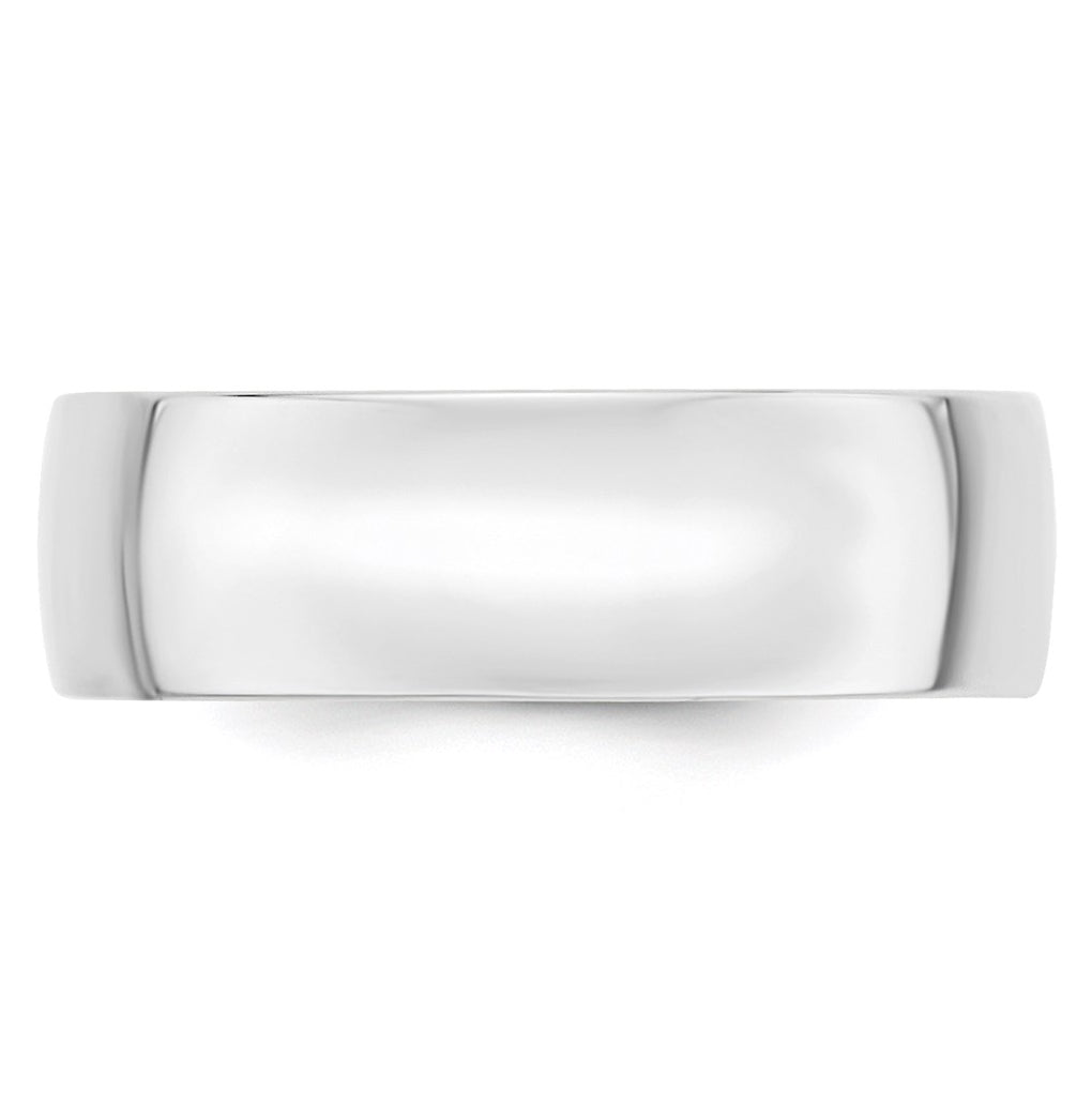 10k Yellow Or White Gold Lightweight Comfort Fit Wedding Band