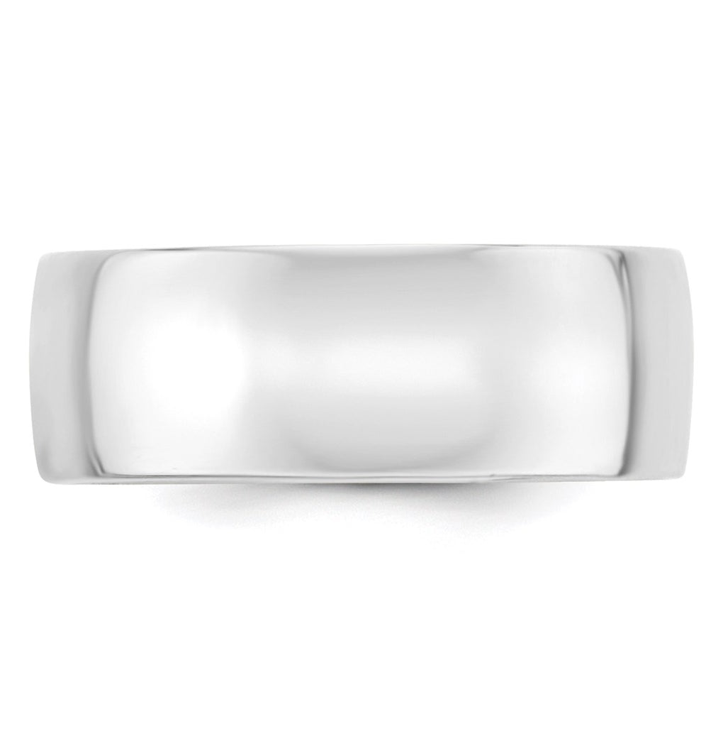 10k Yellow Or White Gold Lightweight Comfort Fit Wedding Band