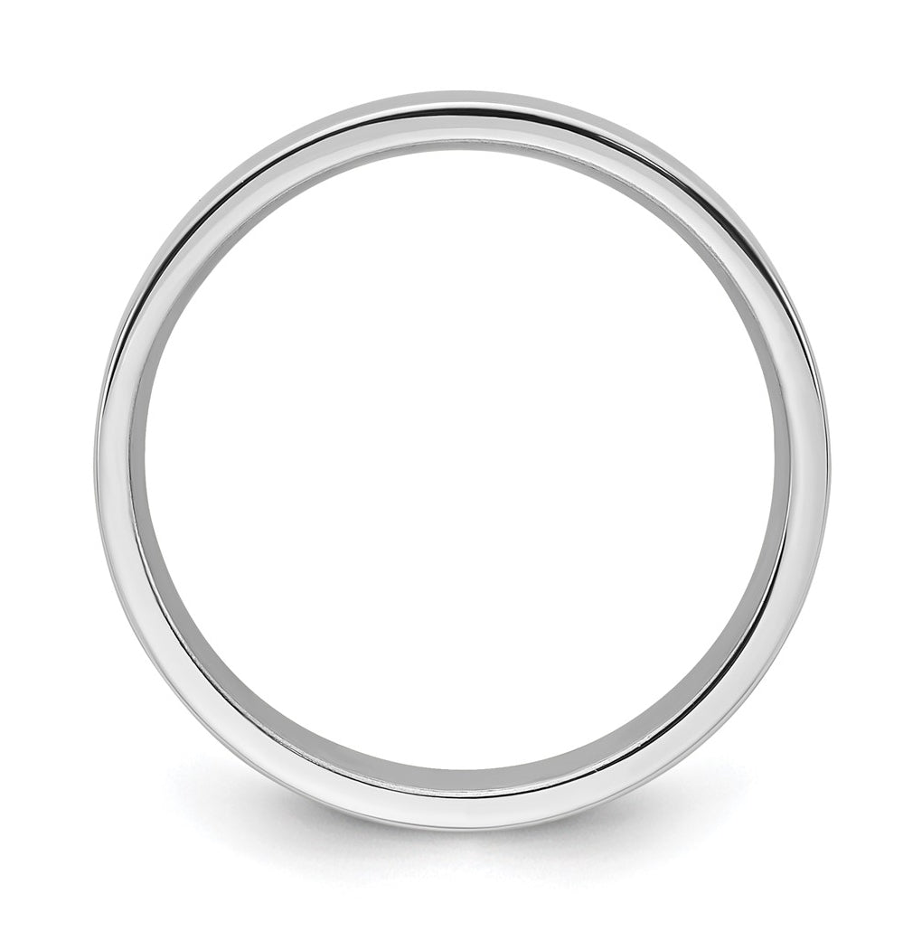 10K Yellow Or White Gold Standard Weight Flat Comfort Fit Wedding Band