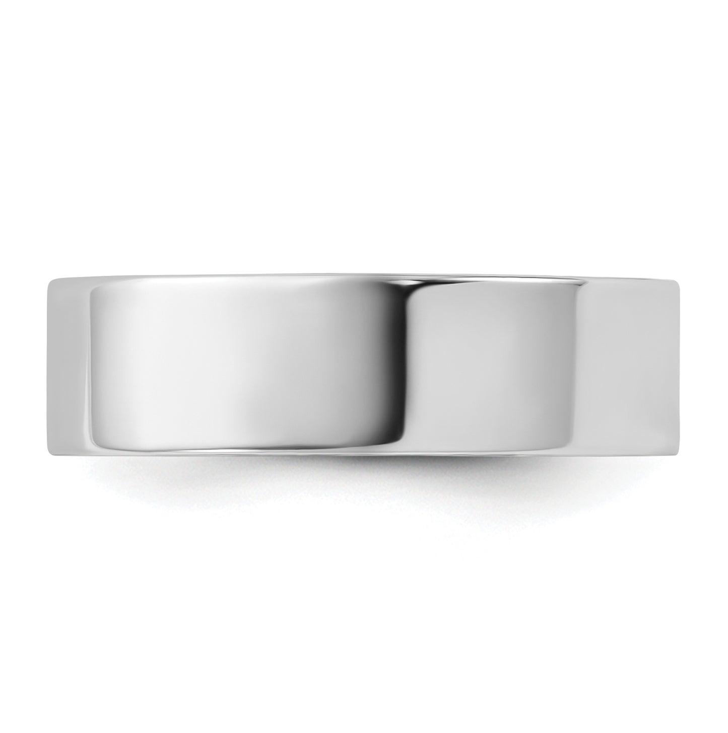 10k Yellow Or White Or Rose Gold Lightweight Flat Wedding Band