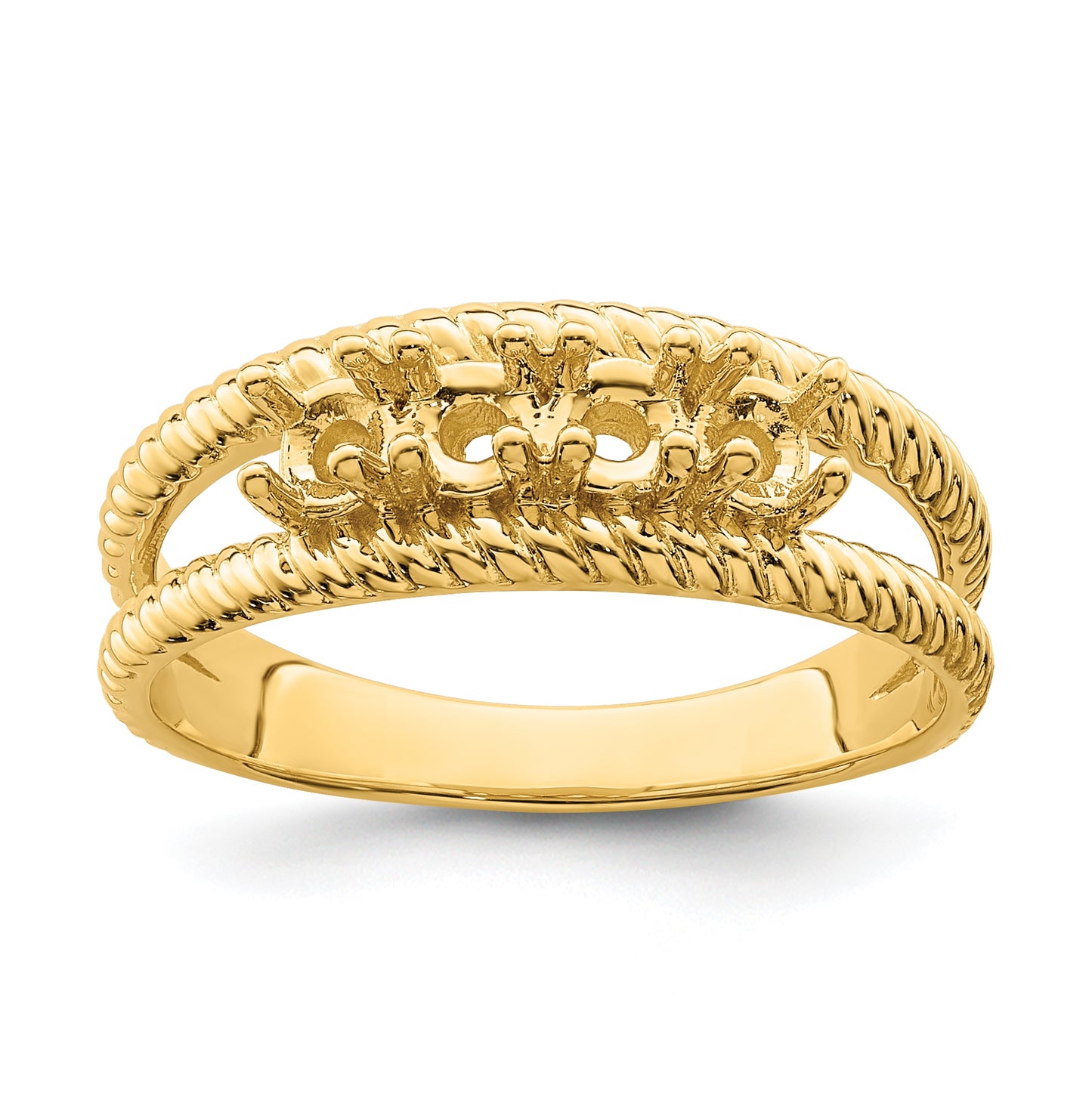 Sterling Silver Gold Plated Synthetic 4 Stone Mother's Ring, Size 9