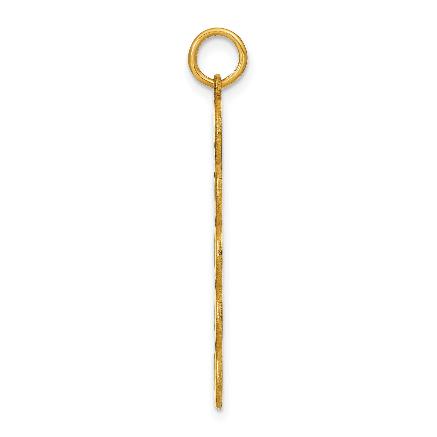 Sterling Silver Gold plated 5 Letter Bubble Pendant
