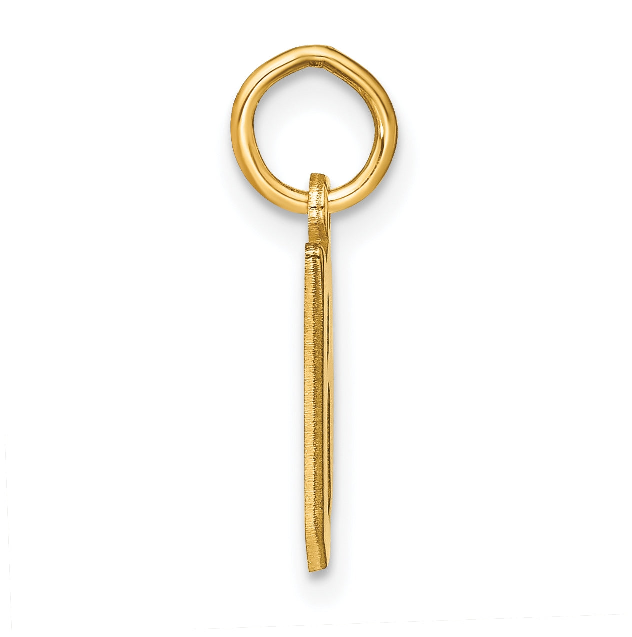14K Yellow Gold Initial B Pendant