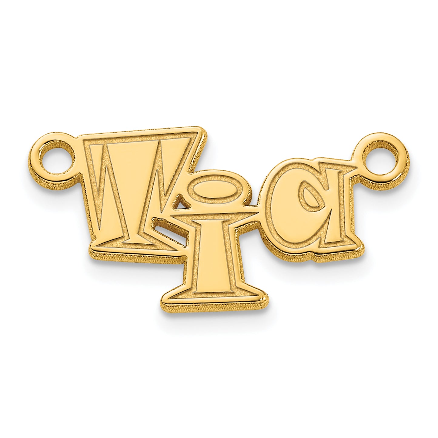 14k Polished Yellow Gold Snap ITC Font Name Plate