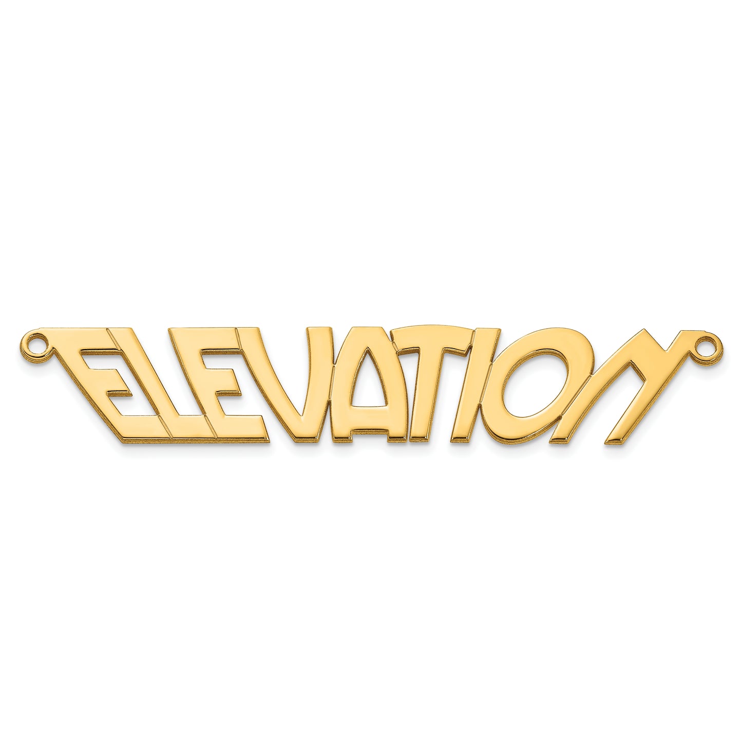 14k Polished Yellow Gold VinnieBoombah Font Name Plate