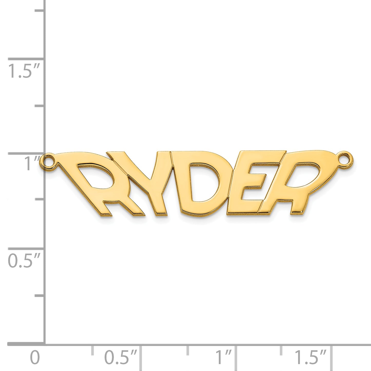 14k Polished Yellow Gold VinnieBoombah Font Name Plate
