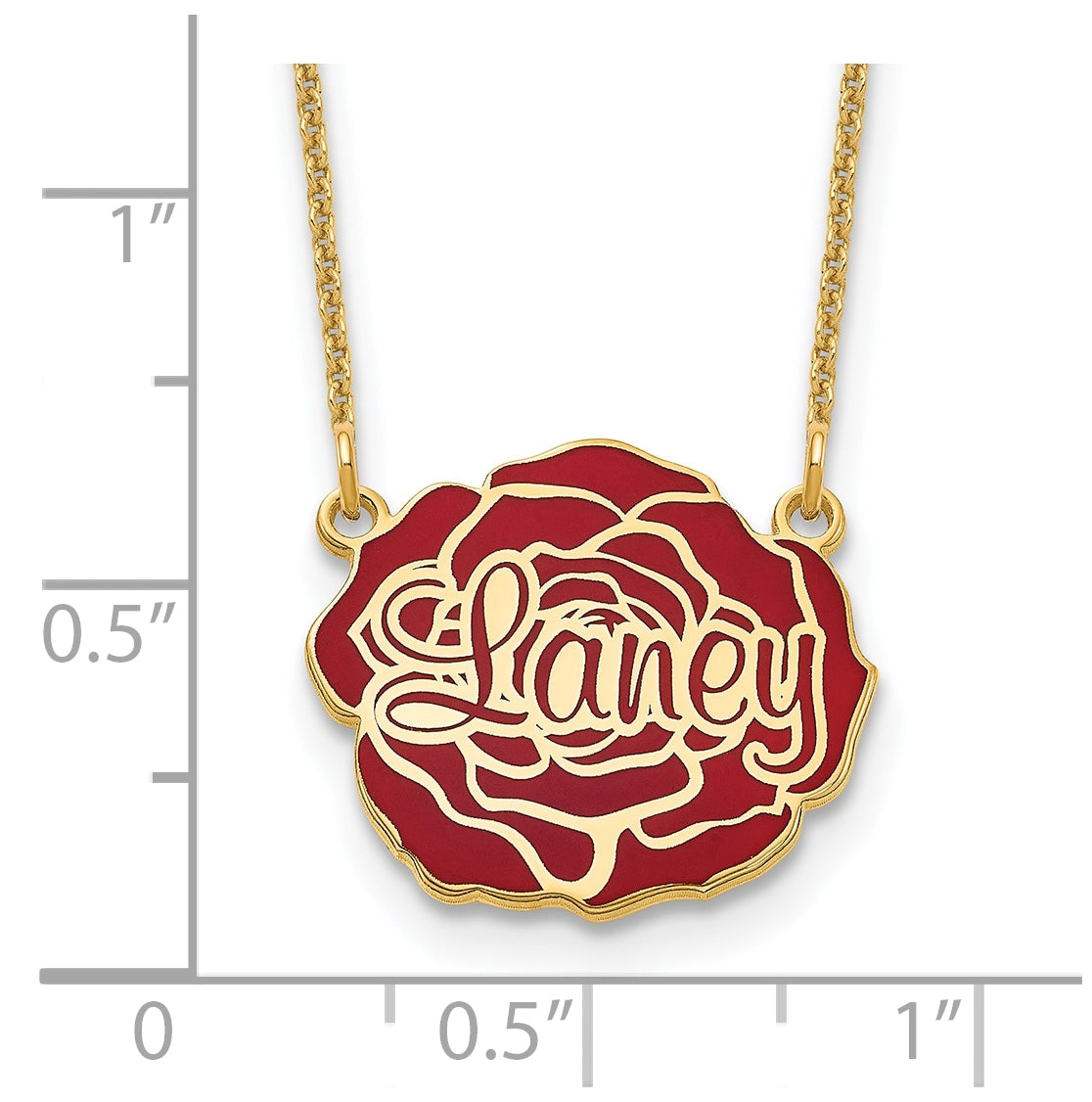 Sterling Silver Or Gold Plated Epoxy Flower