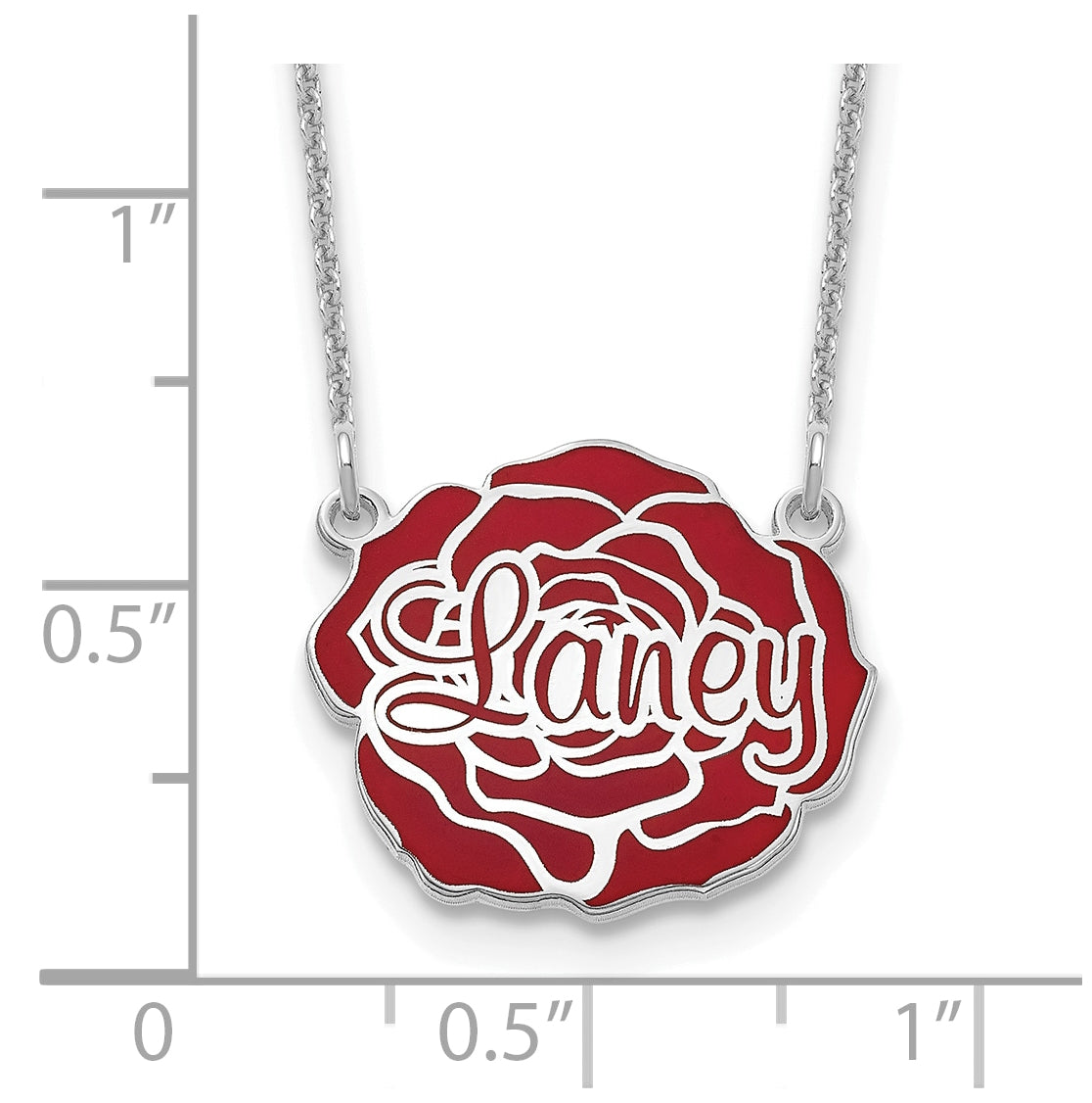 Sterling Silver Or Gold Plated Epoxy Flower